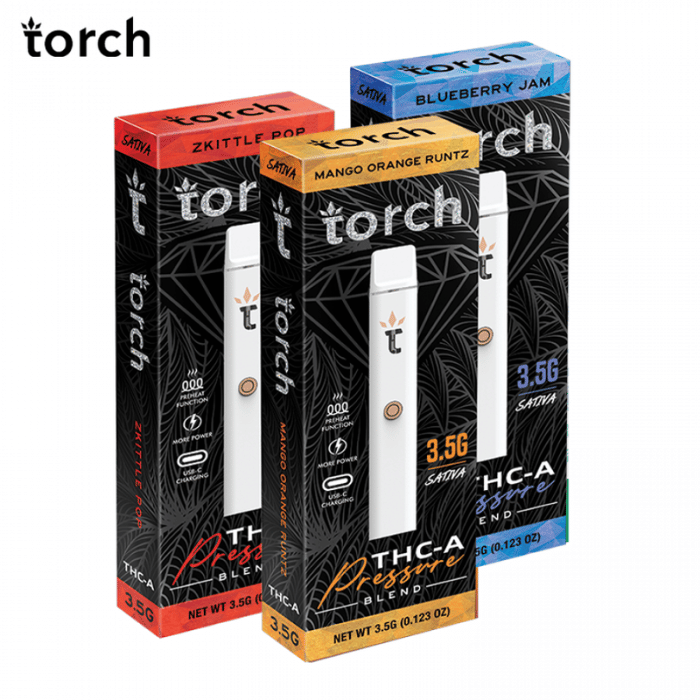 Torch Pressure Blend THC-A Disposable Vape 3.5GM/5CT/PK